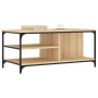 Mesa de centro madera contrachapada roble Sonoma 100x50x45 cm de , Mesas de centro - Ref: Foro24-835305, Precio: 59,99 €, Des...