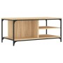 Mesa de centro madera contrachapada roble Sonoma 100x50x45 cm de , Mesas de centro - Ref: Foro24-835305, Precio: 59,99 €, Des...