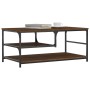 Mesa de centro madera de ingeniería roble marrón 90x49x40 cm de , Mesas de centro - Ref: Foro24-835313, Precio: 53,78 €, Desc...