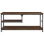 Mesa de centro madera de ingeniería roble marrón 90x49x40 cm de , Mesas de centro - Ref: Foro24-835313, Precio: 53,78 €, Desc...