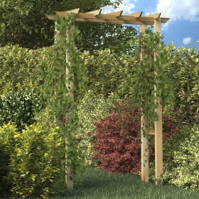 Pérgola/Arco de rosas madera impregnada 150x60x204 cm de vidaXL, Pérgolas, arcos y enrejados de jardín - Ref: Foro24-41912, P...