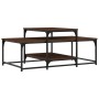 Mesa de centro madera de ingeniería roble marrón 102x60x45 cm de , Mesas de centro - Ref: Foro24-835318, Precio: 44,47 €, Des...