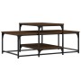 Mesa de centro madera de ingeniería roble marrón 102x60x45 cm de , Mesas de centro - Ref: Foro24-835318, Precio: 44,47 €, Des...