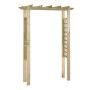 Pérgola/Arco de rosas madera impregnada 150x60x204 cm de vidaXL, Pérgolas, arcos y enrejados de jardín - Ref: Foro24-41912, P...