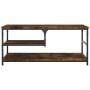 Mesa de centro madera de ingeniería roble ahumado 90x49x40 cm de , Mesas de centro - Ref: Foro24-835311, Precio: 56,72 €, Des...