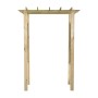 Pérgola/Arco de rosas madera impregnada 150x60x204 cm de vidaXL, Pérgolas, arcos y enrejados de jardín - Ref: Foro24-41912, P...