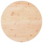 Round solid pine wood table top Ø50x3 cm by , Table tops - Ref: Foro24-833661, Price: 36,98 €, Discount: %