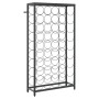 Wine rack for 45 bottles black wrought iron 54x18x100 cm by , Wine racks - Ref: Foro24-358367, Price: 109,01 €, Discount: %