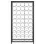 Wine rack for 45 bottles black wrought iron 54x18x100 cm by , Wine racks - Ref: Foro24-358367, Price: 109,01 €, Discount: %