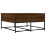 Mesa de centro madera de ingeniería marrón roble 80x80x40 cm de , Mesas de centro - Ref: Foro24-835358, Precio: 45,64 €, Desc...