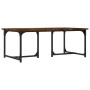 Mesa de centro madera contrachapada roble ahumado 90x50x35 cm de , Mesas de centro - Ref: Foro24-835401, Precio: 42,36 €, Des...