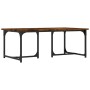 Mesa de centro madera contrachapada roble ahumado 90x50x35 cm de , Mesas de centro - Ref: Foro24-835401, Precio: 42,36 €, Des...