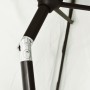 White sand steel pole umbrella 3 m by , Umbrellas - Ref: Foro24-40770, Price: 61,99 €, Discount: %