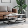 Sonoma gray engineered wood coffee table 100x49x40 cm by , Coffee table - Ref: Foro24-835347, Price: 44,64 €, Discount: %