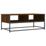 Brown oak engineered wood coffee table 100x51x40 cm by , Coffee table - Ref: Foro24-835353, Price: 40,81 €, Discount: %