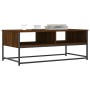 Brown oak engineered wood coffee table 100x51x40 cm by , Coffee table - Ref: Foro24-835353, Price: 40,81 €, Discount: %