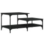 Black plywood coffee table 100x50.5x45 cm by , Coffee table - Ref: Foro24-835379, Price: 41,06 €, Discount: %