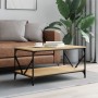 Sonoma oak plywood coffee table 90x50x45 cm by , Coffee table - Ref: Foro24-835385, Price: 48,59 €, Discount: %