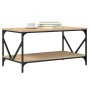 Sonoma oak plywood coffee table 90x50x45 cm by , Coffee table - Ref: Foro24-835385, Price: 49,57 €, Discount: %