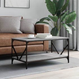 Sonoma gray plywood coffee table 90x50x45 cm by , Coffee table - Ref: Foro24-835387, Price: 45,94 €, Discount: %