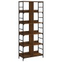 Oak brown engineered wood shelf 78.5x33x188.5 cm by , Bookcases and shelves - Ref: Foro24-835263, Price: 101,69 €, Discount: %