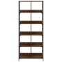 Oak brown engineered wood shelf 78.5x33x188.5 cm by , Bookcases and shelves - Ref: Foro24-835263, Price: 101,69 €, Discount: %