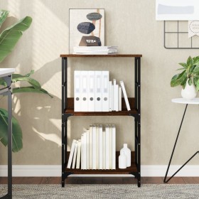 Oak brown engineered wood shelf 50x33x82 cm by , Bookcases and shelves - Ref: Foro24-835268, Price: 37,99 €, Discount: %