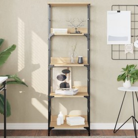 Sonoma oak engineered wood shelving 50x33x153 cm by , Bookcases and shelves - Ref: Foro24-835275, Price: 69,99 €, Discount: %