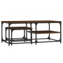 Stapelbare Couchtische, 2 Stück, Holzwerkstoff, braune Eiche von , Couchtisch - Ref: Foro24-835398, Preis: 49,21 €, Rabatt: %