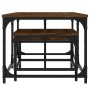 Stackable coffee tables 2 pieces engineered wood brown oak by , Coffee table - Ref: Foro24-835398, Price: 49,21 €, Discount: %