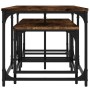 Stackable coffee tables 3 pieces engineered wood smoke oak by , Coffee table - Ref: Foro24-835391, Price: 69,36 €, Discount: %