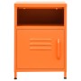 Orange steel nightstand 35x35x51 cm by , Nightstands - Ref: Foro24-336219, Price: 97,10 €, Discount: %