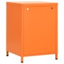 Mesita de noche acero naranja 35x35x51 cm de , Mesitas de noche - Ref: Foro24-336219, Precio: 93,40 €, Descuento: %