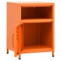 Mesita de noche acero naranja 35x35x51 cm de , Mesitas de noche - Ref: Foro24-336219, Precio: 93,40 €, Descuento: %