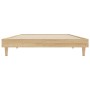 Estructura de cama madera de ingeniería roble Sonoma 90x200 cm de , Camas y somieres - Ref: Foro24-832064, Precio: 80,76 €, D...