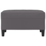 Gray synthetic leather footstool 70x55x41 cm by , Ottomans - Ref: Foro24-349314, Price: 65,46 €, Discount: %