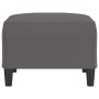 Gray synthetic leather footstool 70x55x41 cm by , Ottomans - Ref: Foro24-349314, Price: 65,46 €, Discount: %