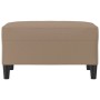 Cappuccino synthetic leather footstool 70x55x41 cm by , Ottomans - Ref: Foro24-349316, Price: 65,46 €, Discount: %