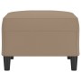 Cappuccino synthetic leather footstool 70x55x41 cm by , Ottomans - Ref: Foro24-349316, Price: 65,46 €, Discount: %