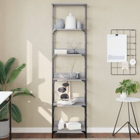 Sonoma gray engineered wood shelving 50x33x188.5 cm by , Bookcases and shelves - Ref: Foro24-835282, Price: 76,99 €, Discount: %