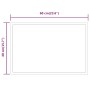 Bathroom mirror with LED 60x40 cm by , Mirrors - Ref: Foro24-151763, Price: 53,99 €, Discount: %