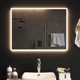 Badezimmerspiegel mit LED 80x60 cm von , Spiegel - Ref: Foro24-151768, Preis: 95,99 €, Rabatt: %