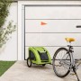 Pet Bicycle Trailer Iron Oxford Cloth Green by , pet strollers - Ref: Foro24-93962, Price: 100,81 €, Discount: %