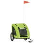 Pet Bicycle Trailer Iron Oxford Cloth Green by , pet strollers - Ref: Foro24-93962, Price: 100,81 €, Discount: %