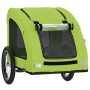 Pet Bicycle Trailer Iron Oxford Cloth Green by , pet strollers - Ref: Foro24-93962, Price: 100,81 €, Discount: %