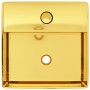 Washbasin with tap hole 38x30x11.5 cm ceramic gold by , Sinks - Ref: Foro24-143488, Price: 77,28 €, Discount: %