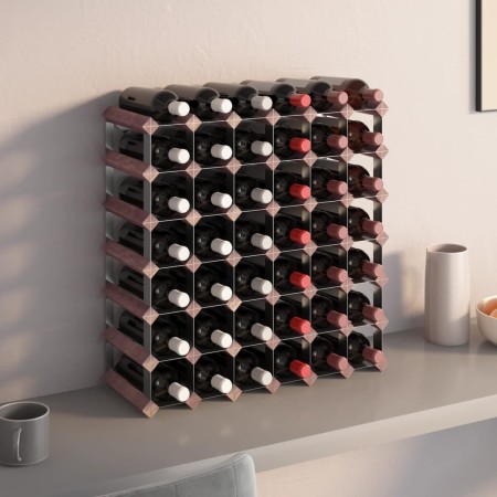 Wine rack for 42 bottles solid brown pine wood by , Wine racks - Ref: Foro24-340893, Price: 81,42 €, Discount: %