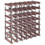 Wine rack for 42 bottles solid brown pine wood by , Wine racks - Ref: Foro24-340893, Price: 81,42 €, Discount: %