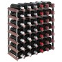 Wine rack for 42 bottles solid brown pine wood by , Wine racks - Ref: Foro24-340893, Price: 81,42 €, Discount: %