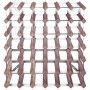 Wine rack for 42 bottles solid brown pine wood by , Wine racks - Ref: Foro24-340893, Price: 81,42 €, Discount: %